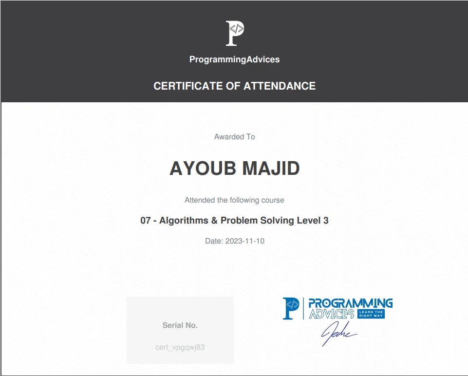 basic roadmap certificate 7